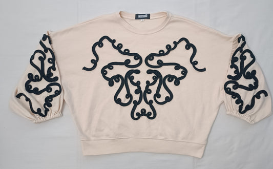 (ДАМСКО) (S) Moschino Oversized Sweatshirt горнище