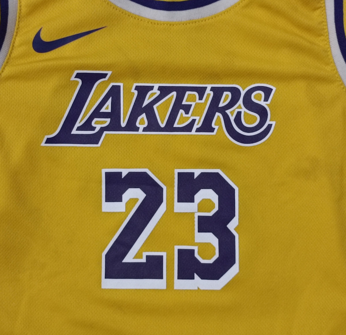 (ДЕТСКО) Nike NBA LA Lakers #23 LeBron James Jersey потник