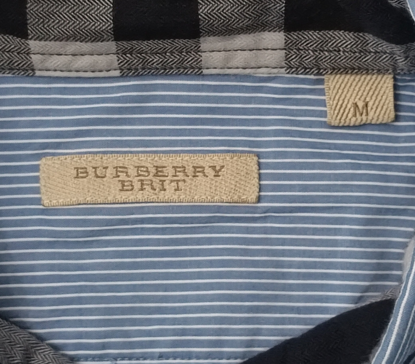 (M) Burberry Brit Long Sleeve риза