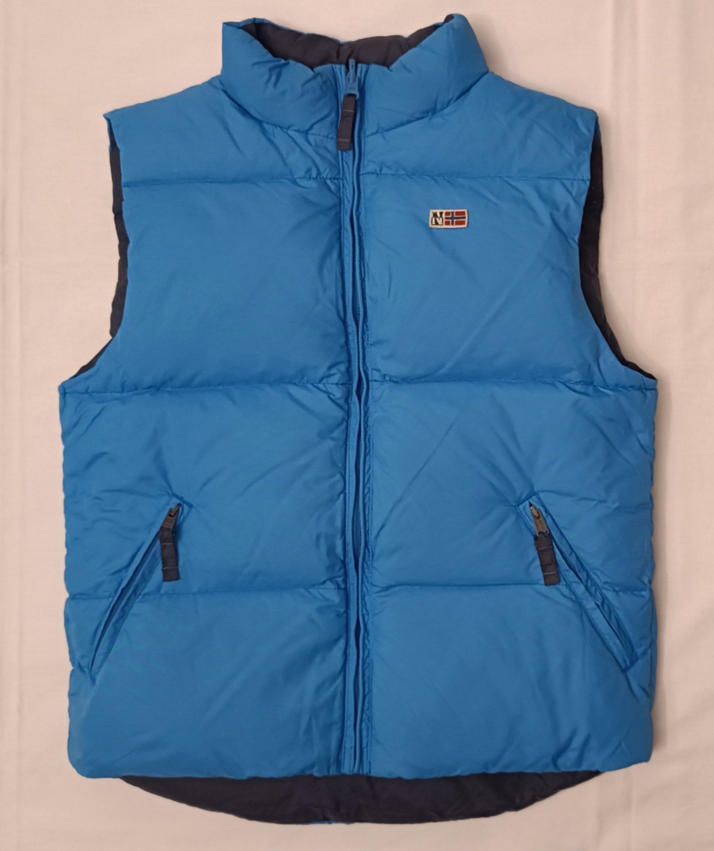 (ДЕТСКО) (Ръст 128-140см) Napapijri Down Reversible Vest пухен елек с две лица