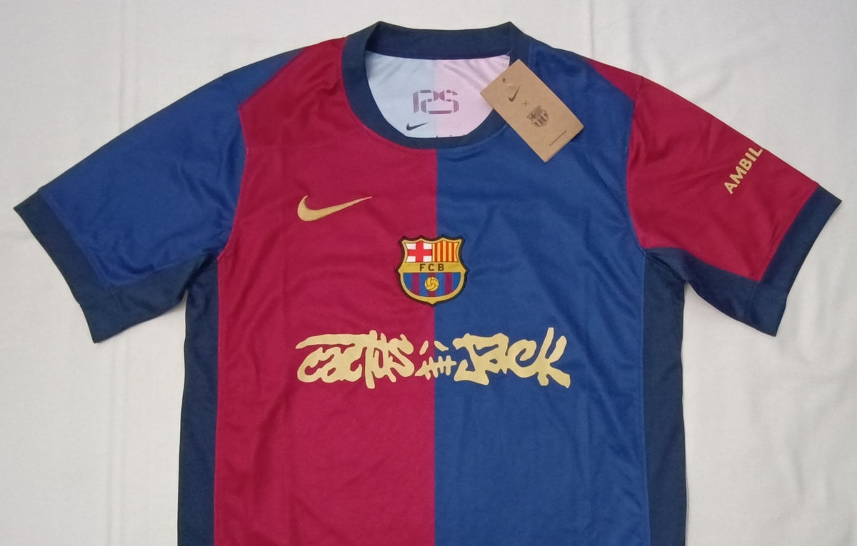(S) Nike DRI-FIT FC Barcelona x Travis Scott Cactus Jack 2024/25 Home Jersey тениска