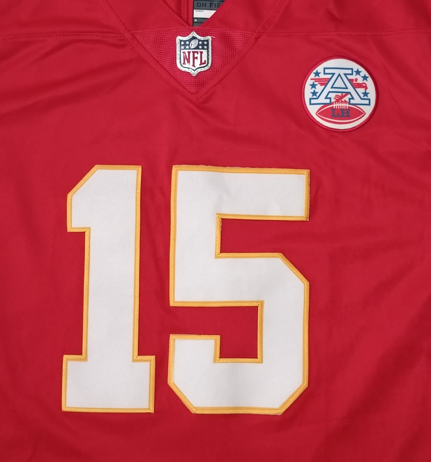 (M) Nike NFL Kansas City Chiefs #15 Mahomes Jersey тениска