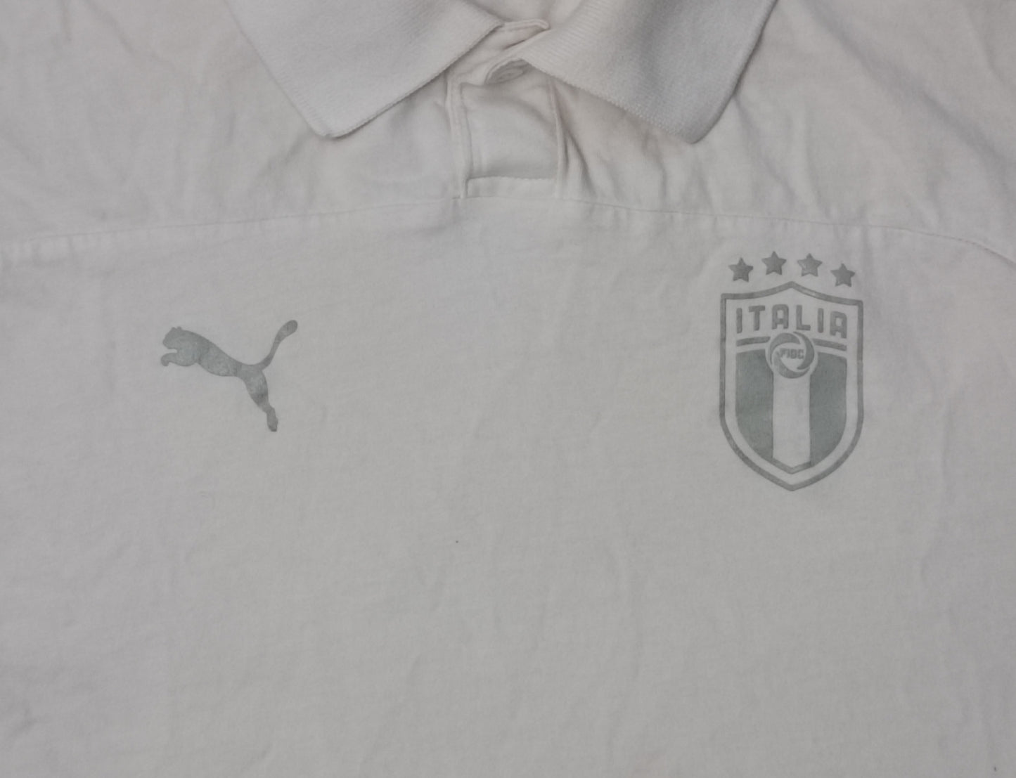 (M) Puma Italy Polo Shirt тениска