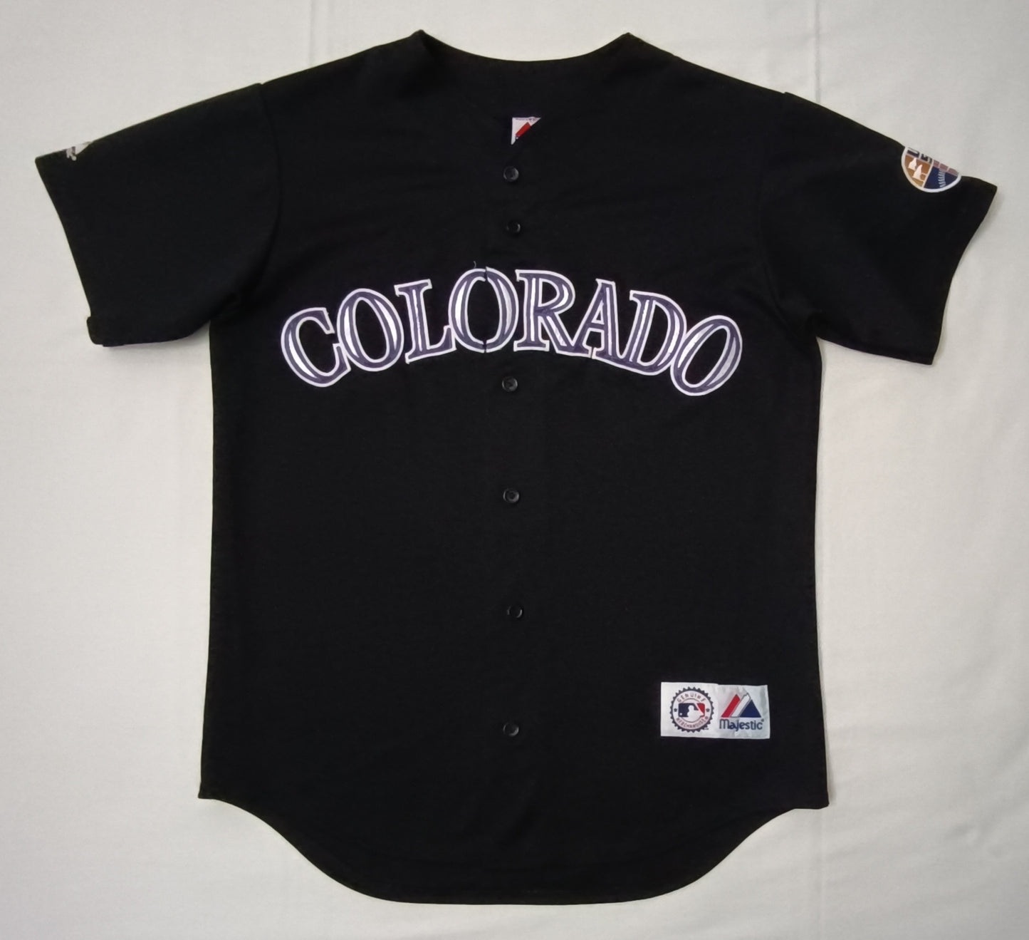 (M) Majestic MLB Colorado Rockies #5 Holliday World Series 07 Jersey тениска