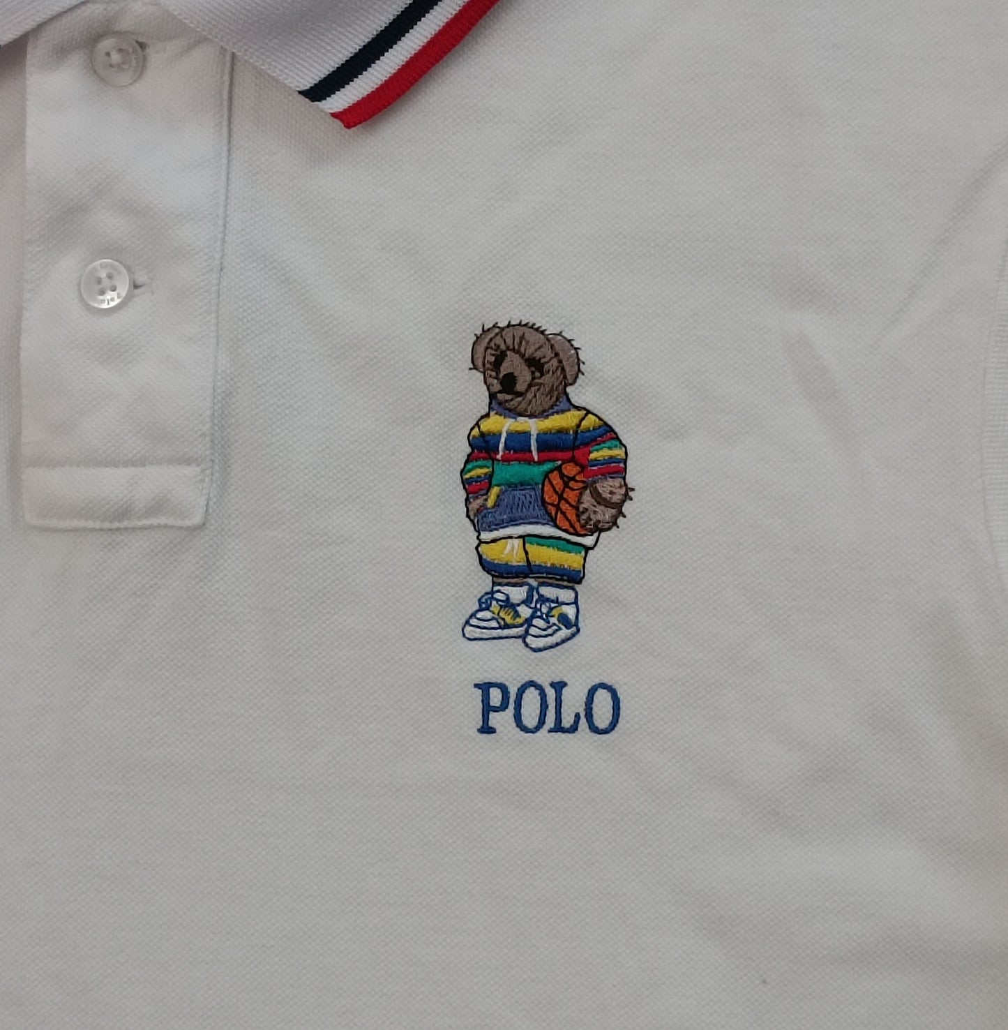 (L) POLO Ralph Lauren Polo Bear Polo Shirt тениска