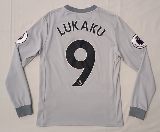 (ДЕТСКО) (Ръст 140-152см) Adidas Manchester United #9 Lukaku Third Jersey тениска