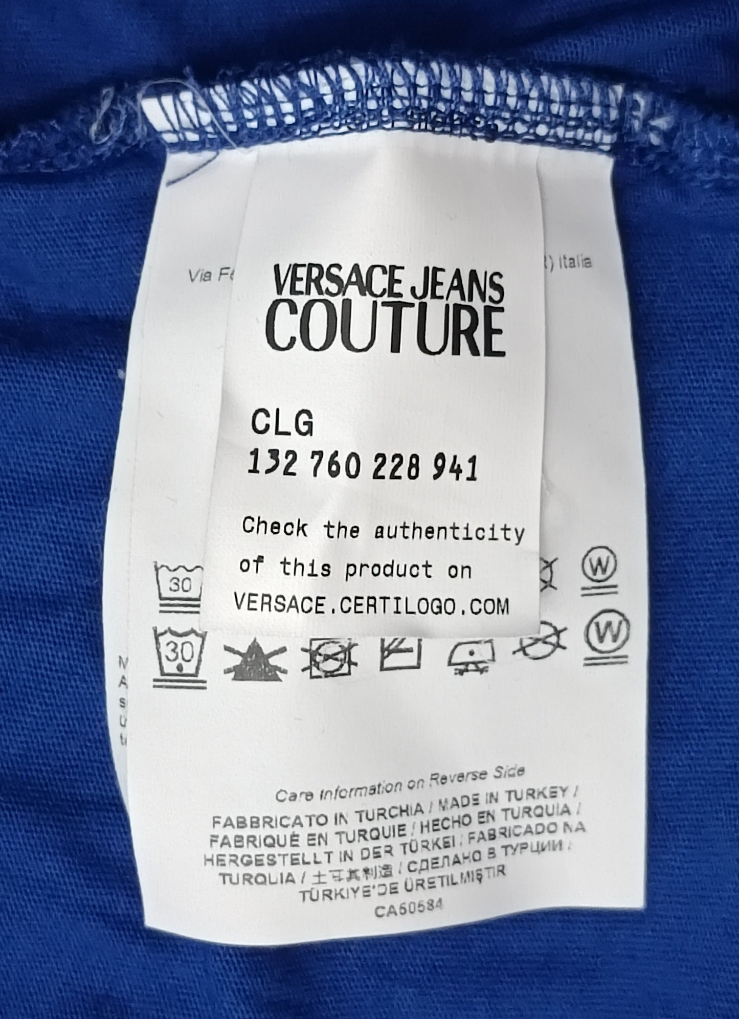 (S) Versace Jeans Shirt поло тениска