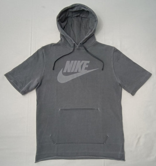 (M) Nike Logo Short Sleeve Hoodie горнище