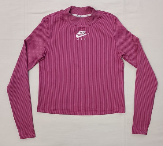 (ДАМСКО) (S) Nike AIR Mock Ribbed Long Sleeve Top блуза