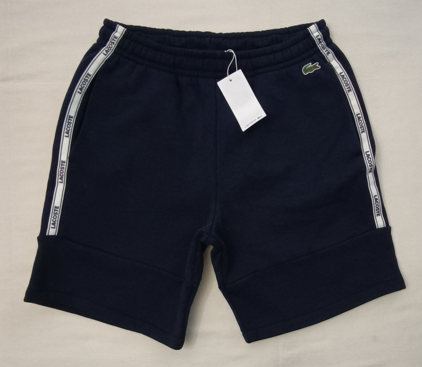 (S) Lacoste Bands Cotton Fleece Blend Shorts шорти