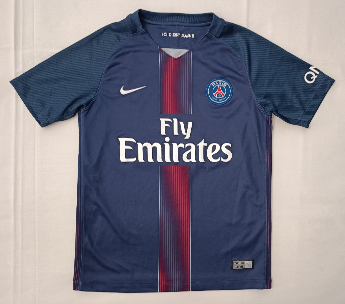 (ДЕТСКО) (Ръст 137-147см) Nike DRI-FIT PSG Paris Saint-Germain Home Jersey тениска