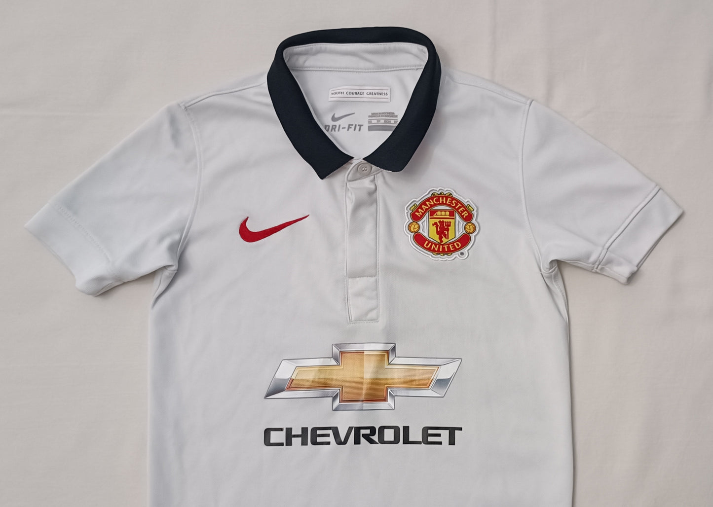 (ДЕТСКО) (Ръст 122-128см) Nike DRI-FIT Manchester United 2014/15 Away Jersey тениска