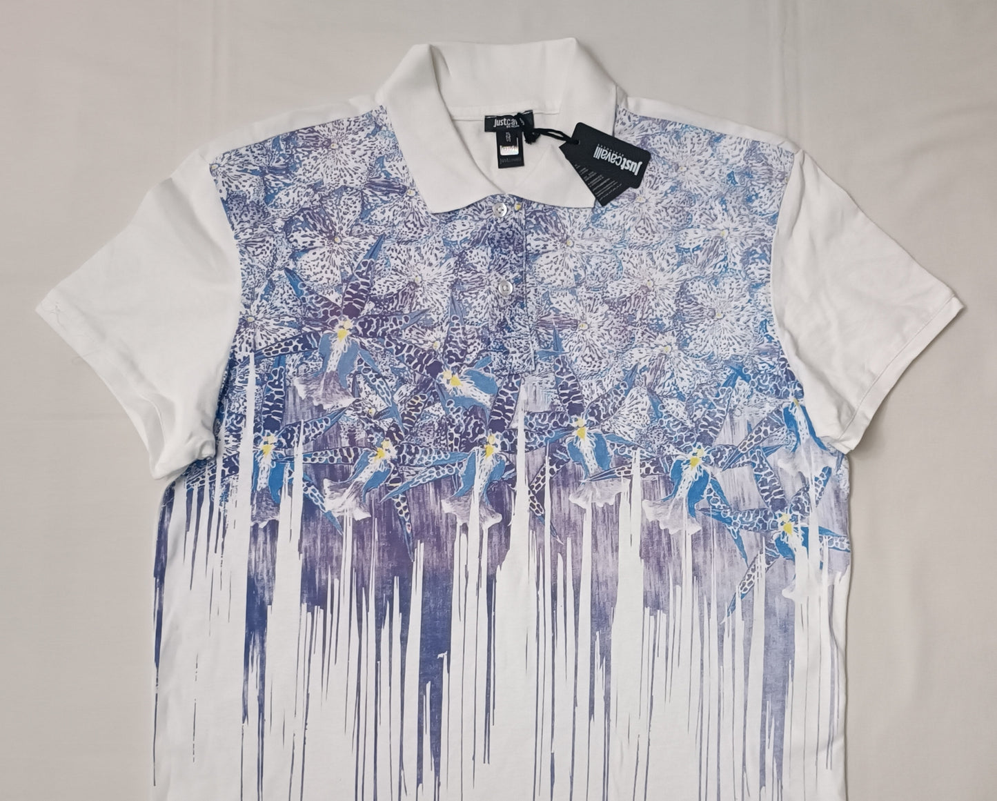 (XL) Just Cavalli Printed Polo Shirt поло тениска