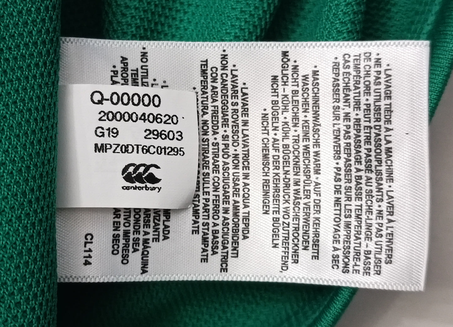 (L) Canterbury Ireland Rugby 2019 Home Jersey тениска