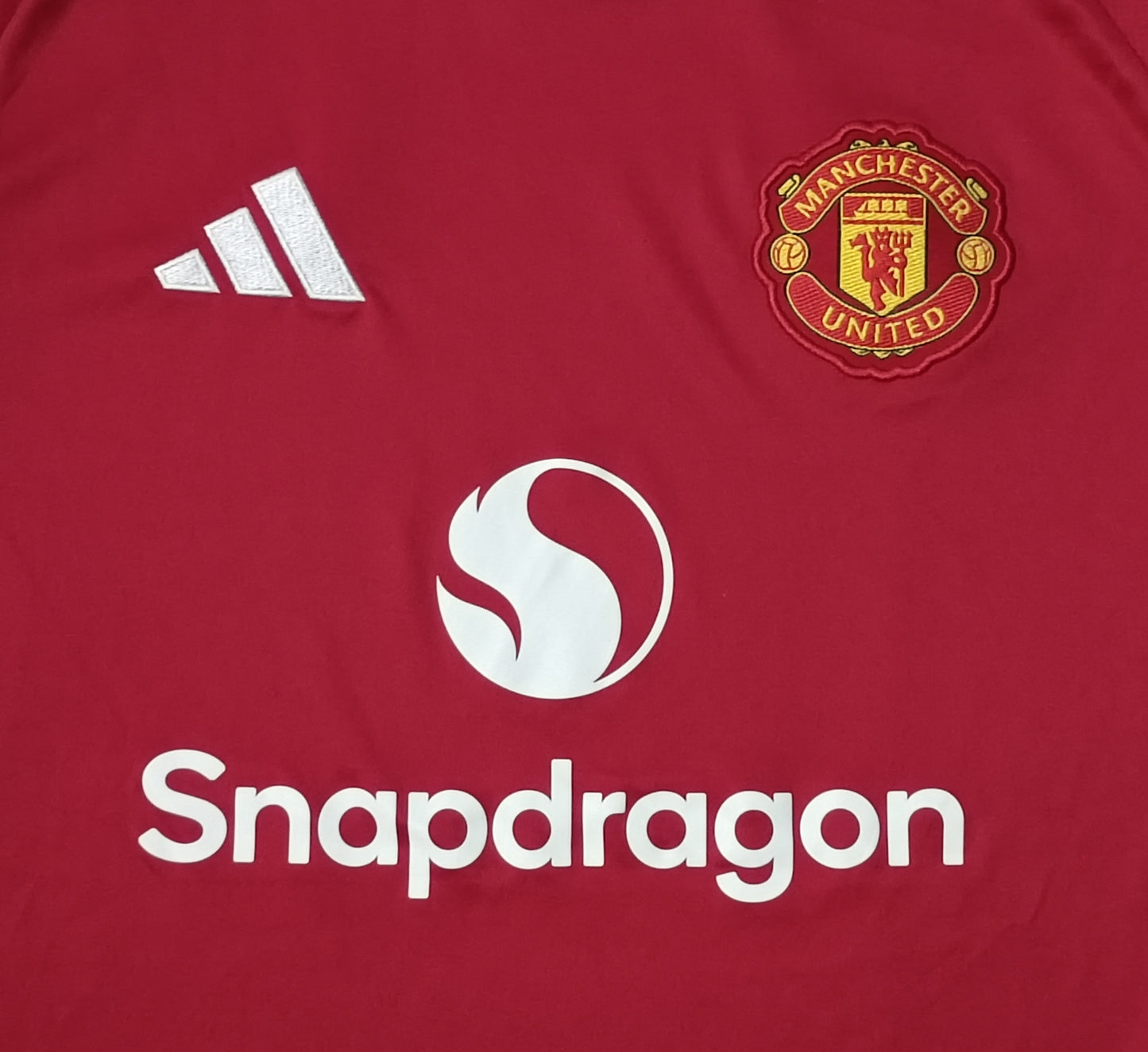 (ДЕТСКО) (Ръст 147-158см) Adidas Manchester United 2024/25 Home Jersey тениска