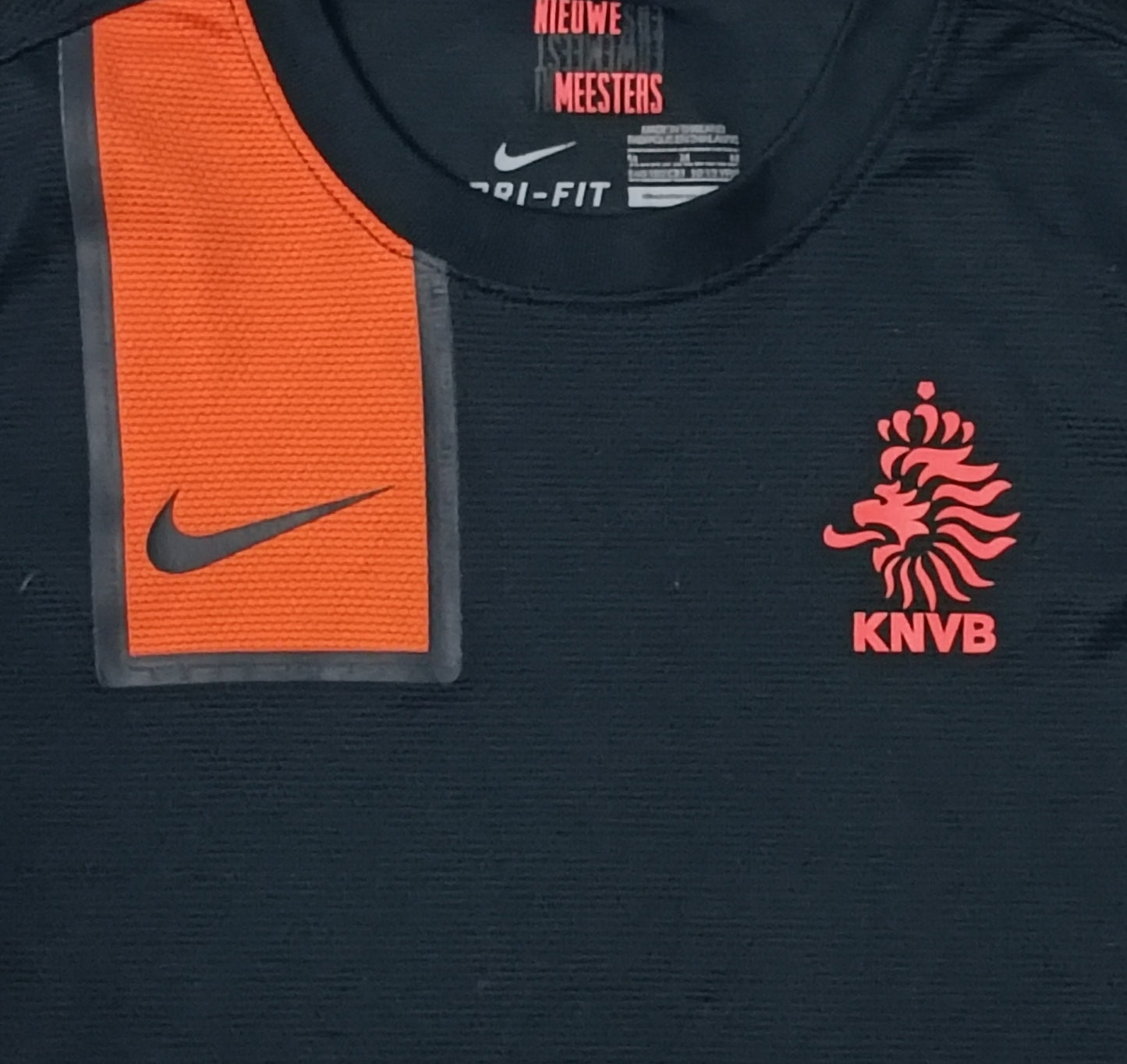 (ДЕТСКО) (Ръст 140-152см) Nike DRI-FIT Netherlands 2012-14 Away Jersey тениска