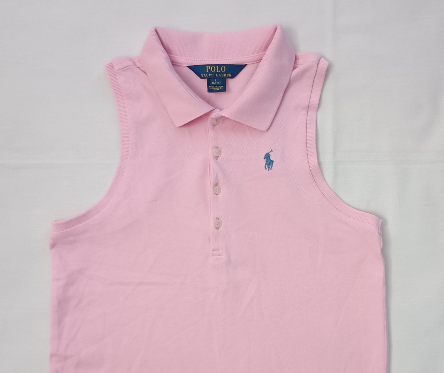 (ДЕТСКО) (Ръст 146-156см) POLO Ralph Lauren Sleeveless Polo Shirt поло тениска