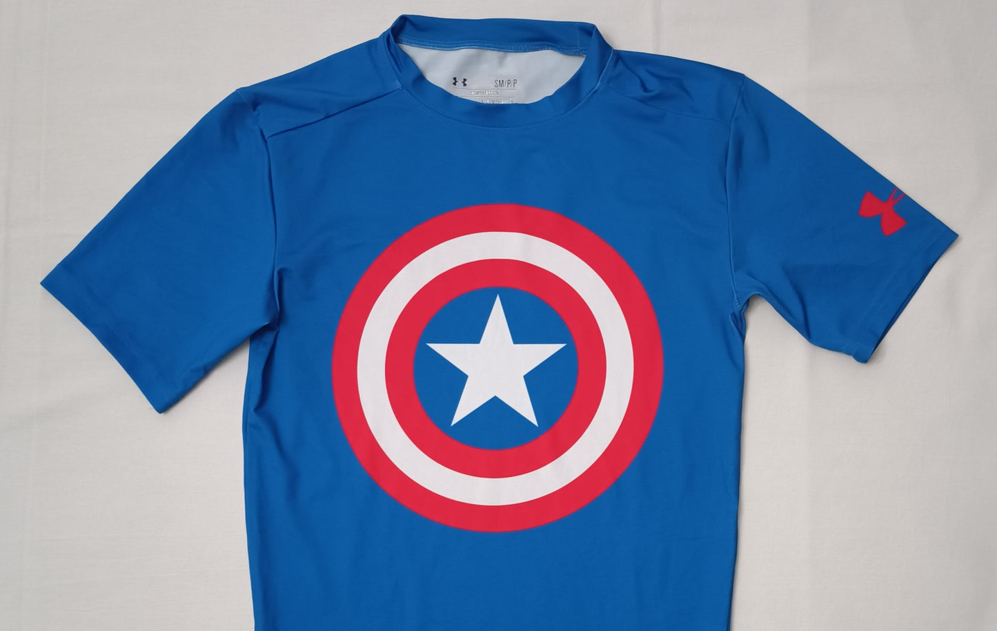 (S) Under Armour UA Captain America Alter Ego Compression Tee тениска