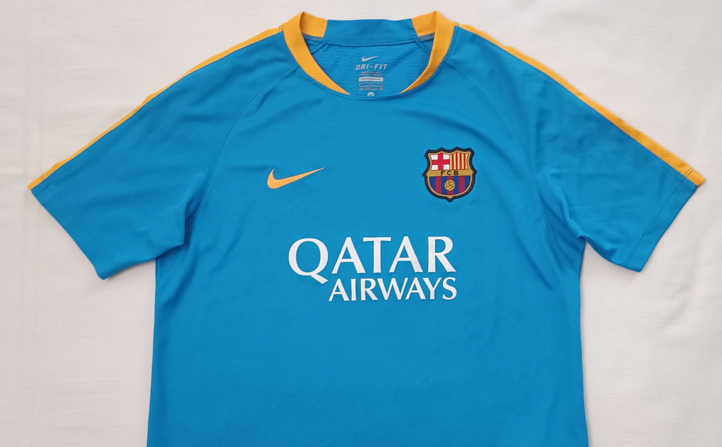 (ДЕТСКО) (Ръст 158-170см) Nike DRI-FIT FC Barcelona 2015/16 Training Jersey тениска
