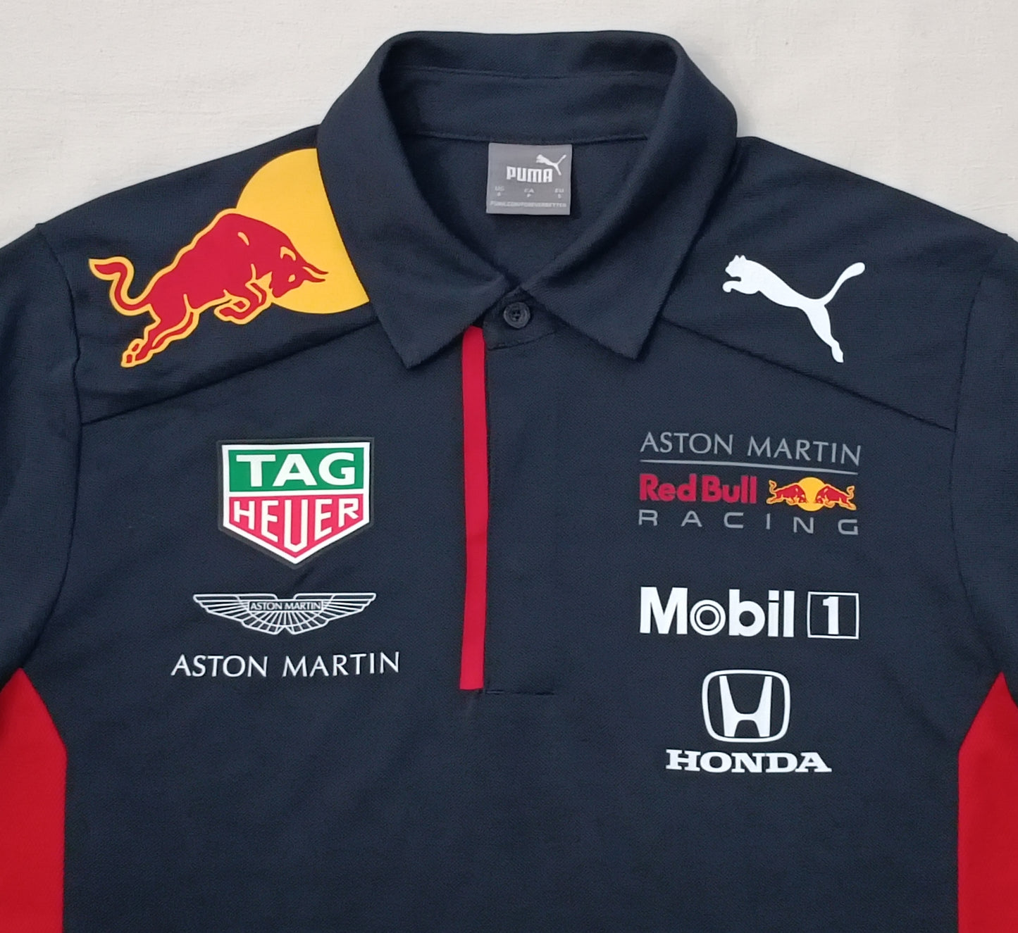 (S) Puma Red Bull Racing Polo Shirt тениска