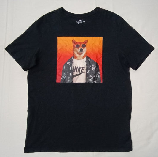 (L) Nike Sportswear Story Pack Shiba Inu Dog Shirt тениска