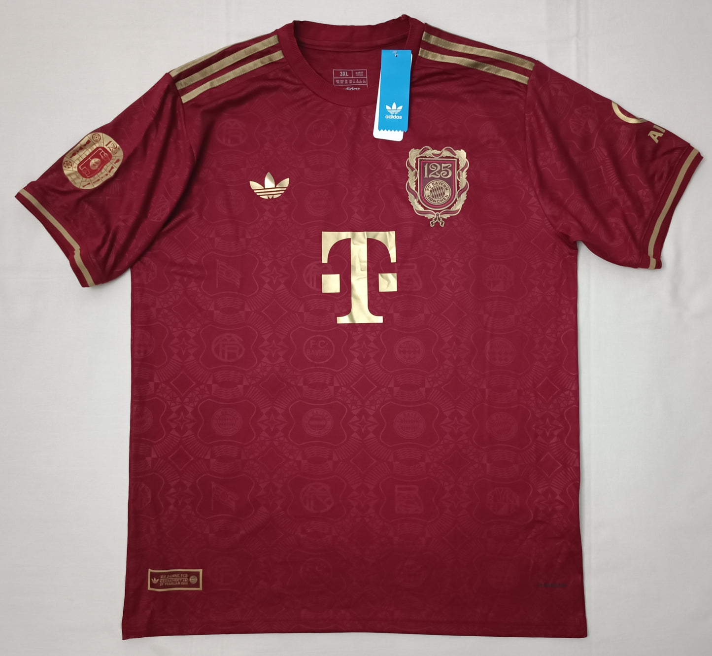 (2XL) Adidas Bayern Munchen 125th Anniversary #25 Muller 2024/25 Jersey тениска