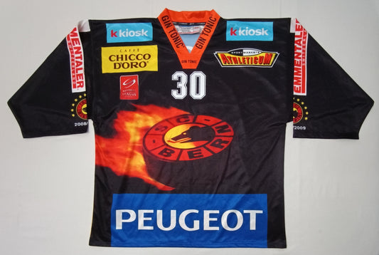 (XL) Interhockey SC Bern Switzerland Ice Hockey Jersey тениска с автографи