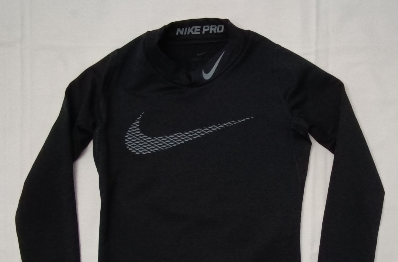 (ДЕТСКО) (Ръст 137-147см) Nike PRO DRI-FIT Hyperwarm Long Sleeve блуза