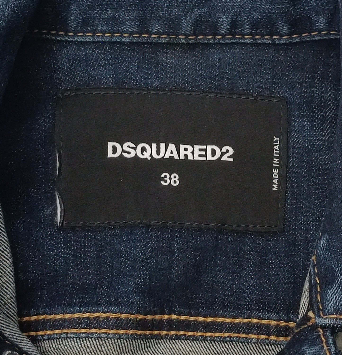 (ДАМСКО) (S) DSQUARED2 Cropped Denim Jacket дънково яке