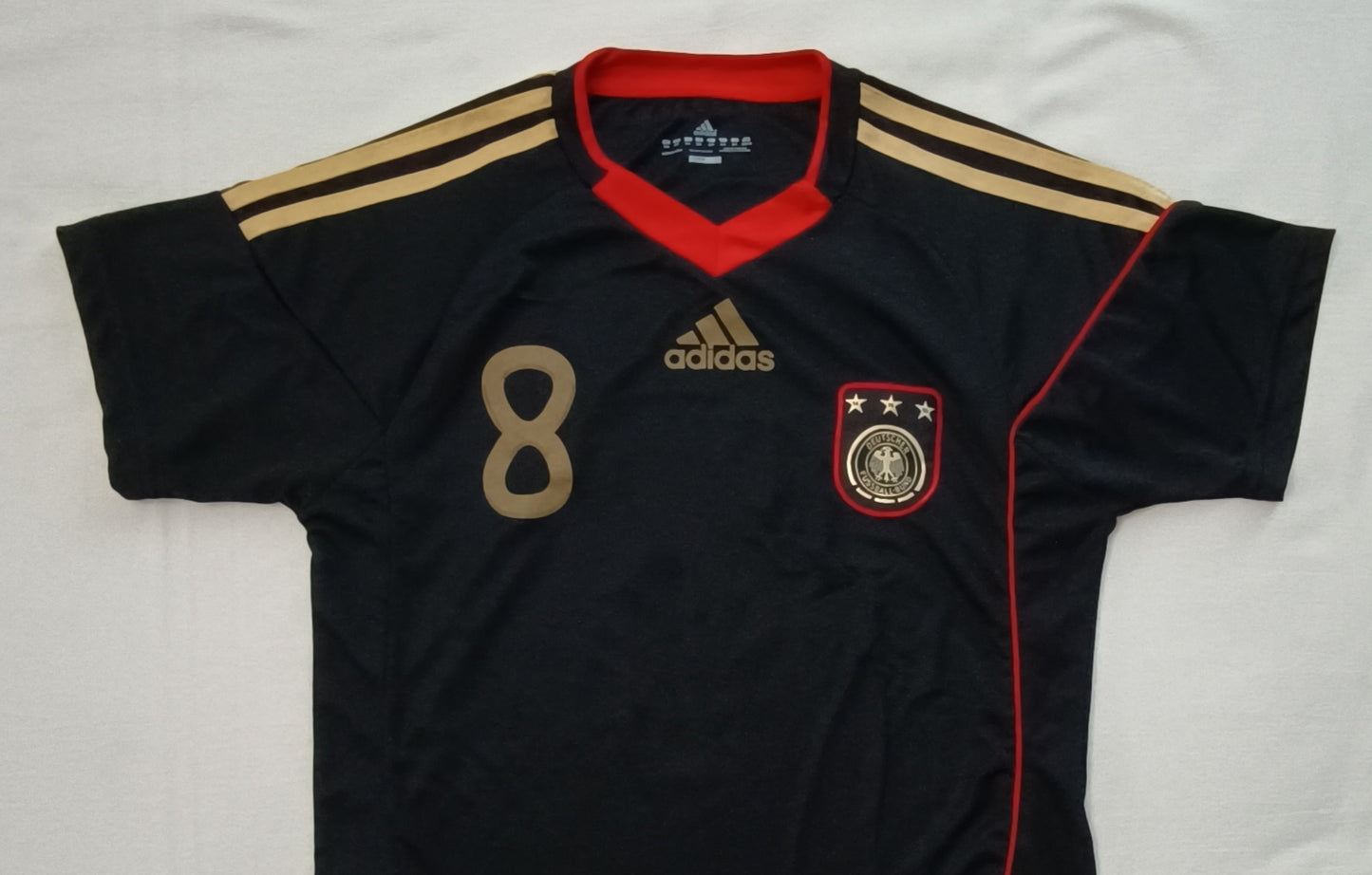 (ДЕТСКО) (Ръст 147-158см) Adidas Germany #8 Ozil Away Jersey тениска