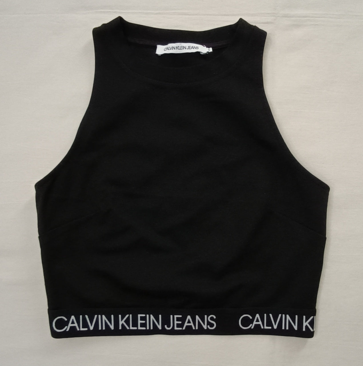 (ДАМСКО) (S) Calvin Klein Jeans Cropped Tank Top Bra потник, бюстие