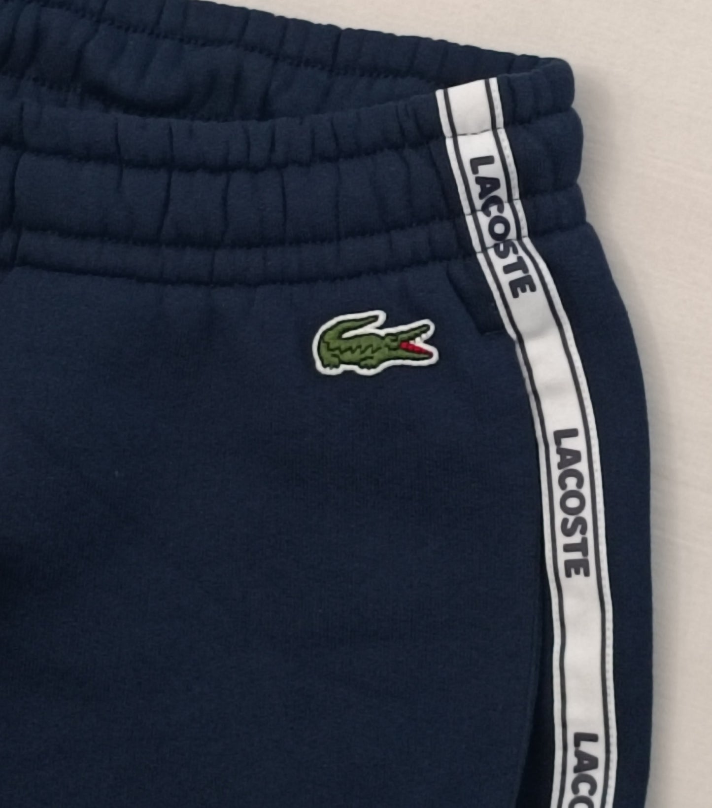 (S) Lacoste Bands Cotton Fleece Blend Shorts шорти