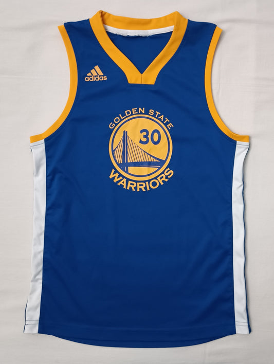 (ДЕТСКО) (Ръст 158-170см) Adidas NBA Golden State Warriors #30 Curry Jersey потник