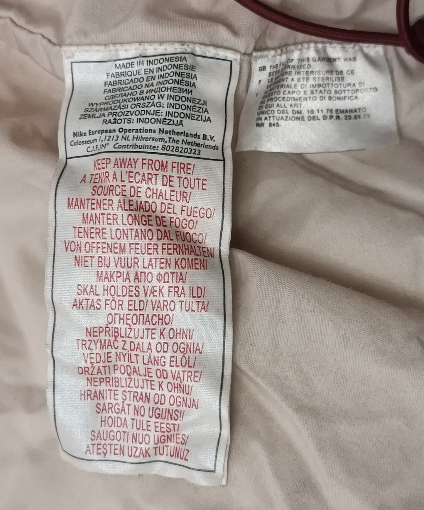 (M) Nike Vintage Down Puffer Vest пухен елек