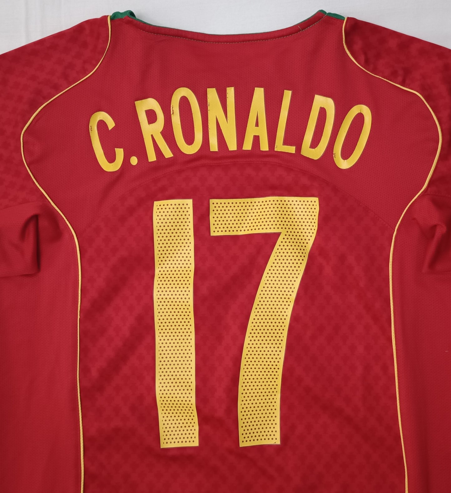 (S) Nike Portugal #7 C. Ronaldo 2004/06 Home Jersey тениска