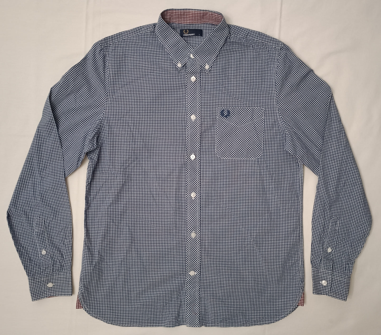 (L) Fred Perry Long Sleeve риза