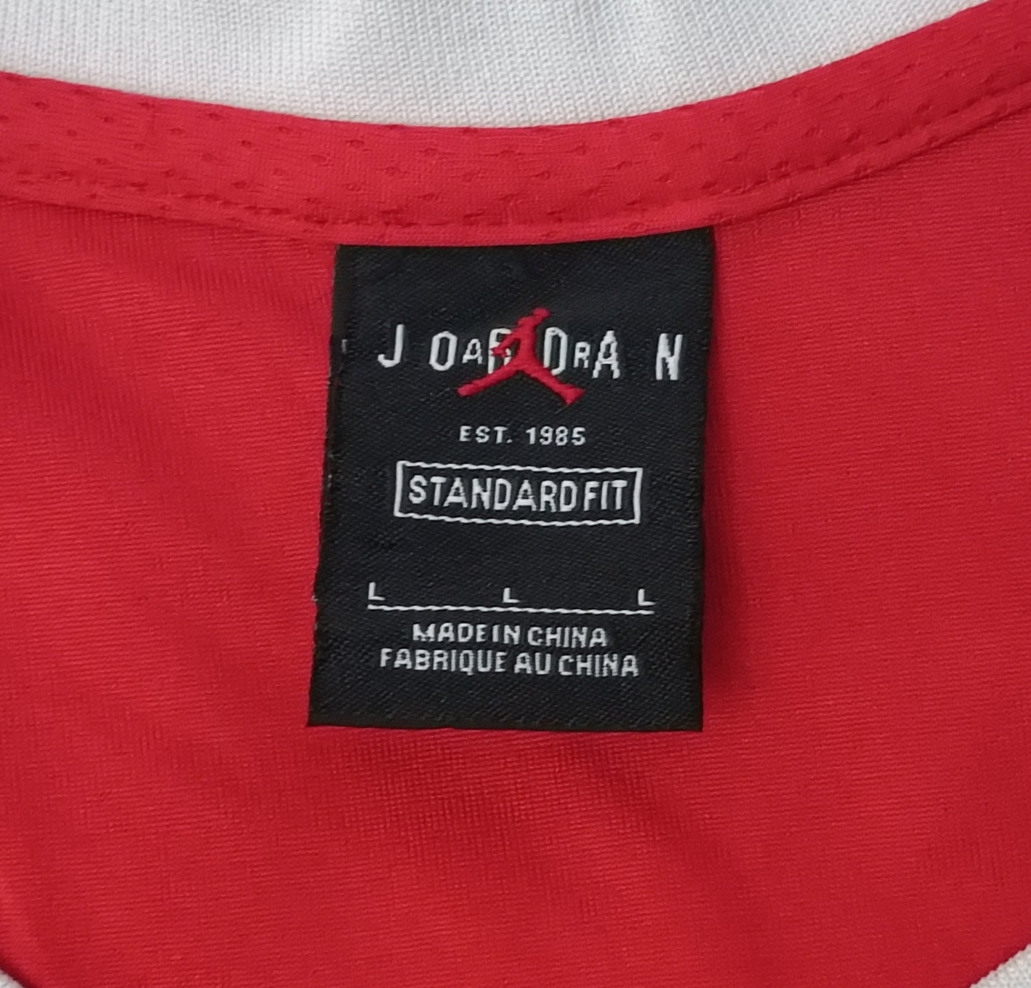 (L) Jordan AIR Nike Chicago Bulls #23 Jordan Jersey потник