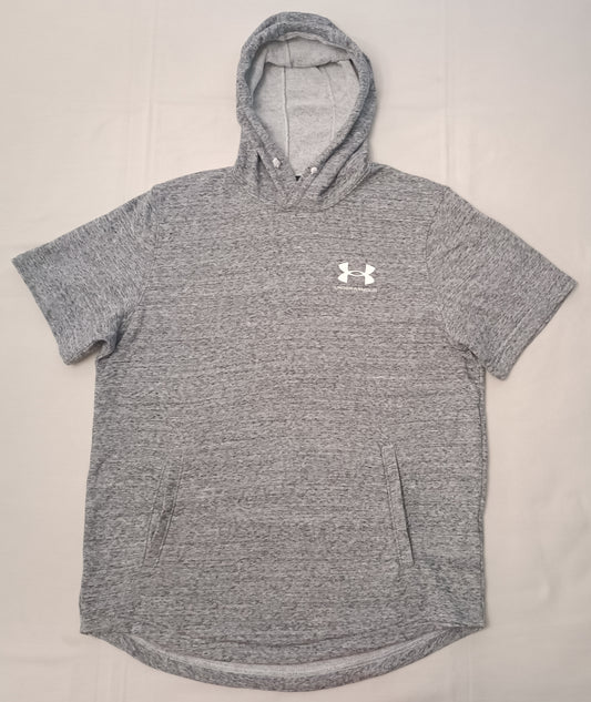 (L) Under Armour UA Short Sleeve Hoodie горнище