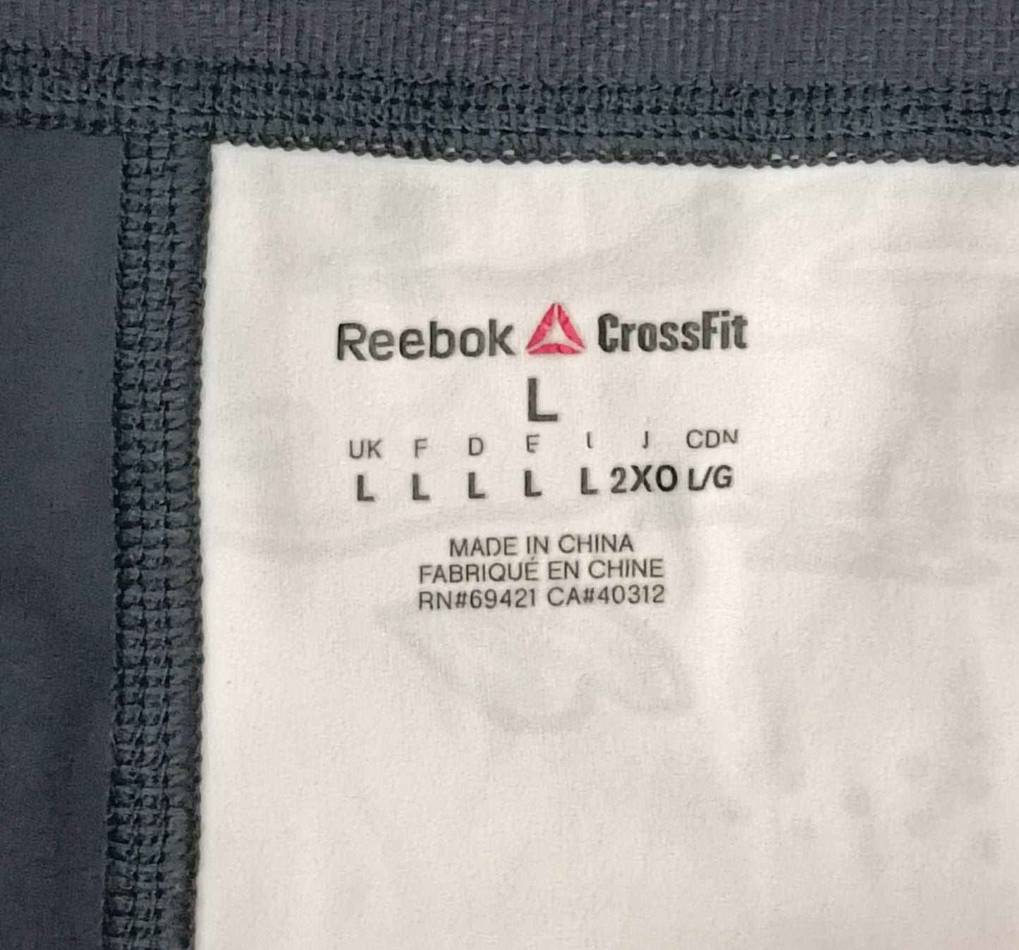 (L) Reebok Crossfit Shorts клин