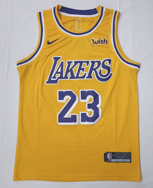 (L) Nike NBA LA Lakers #23 LeBron James Jersey потник