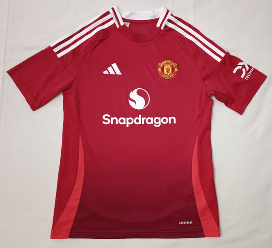 (ДЕТСКО) (Ръст 147-158см) Adidas Manchester United 2024/25 Home Jersey тениска