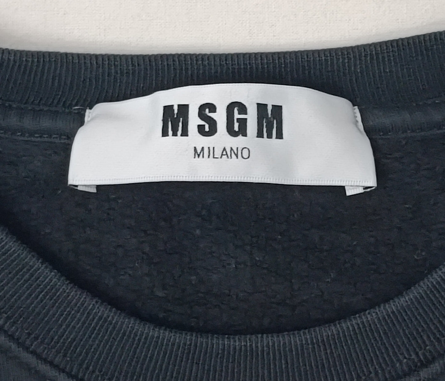 (M) MSGM Logo Sweatshirt горнище