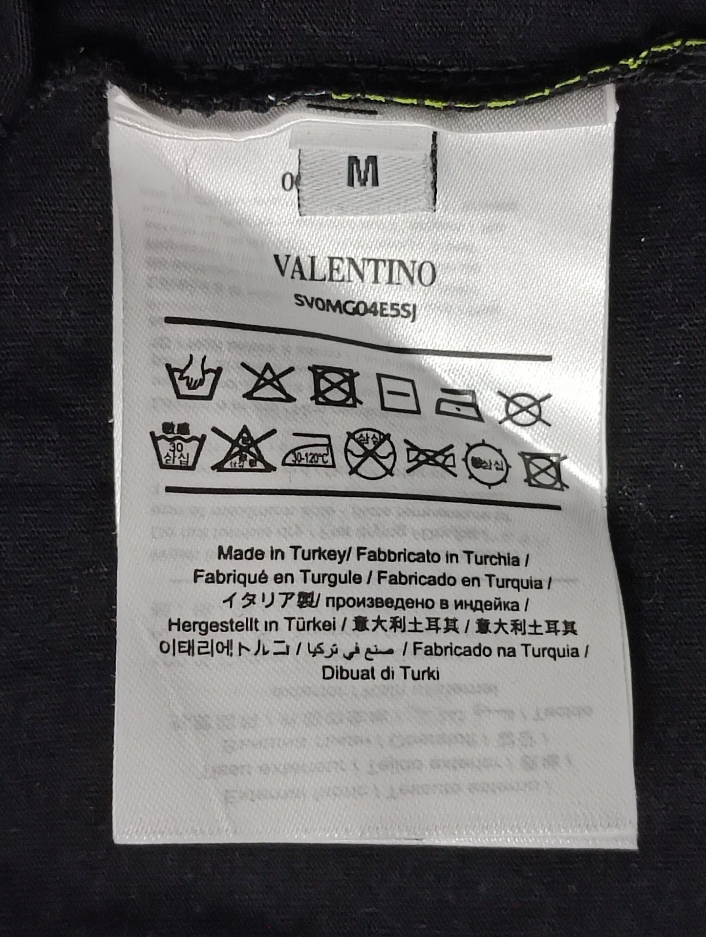 (M) Valentino Tie-Dye Tee тениска
