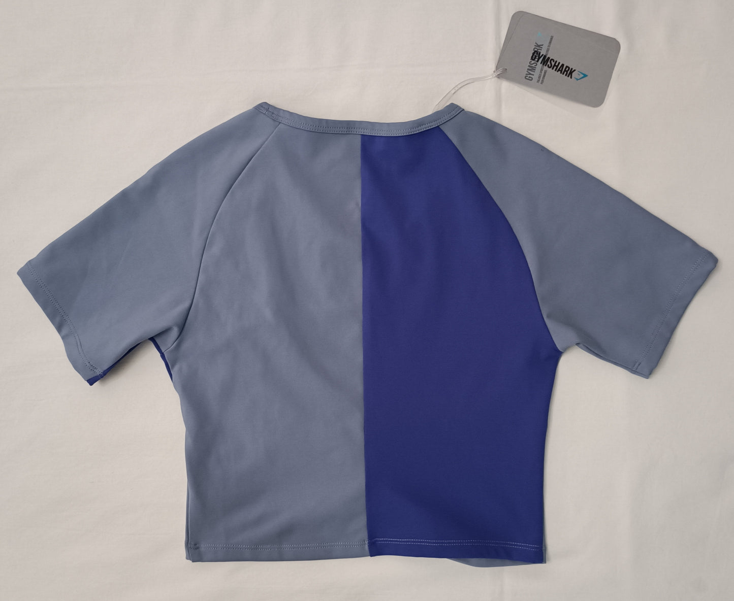 (ДАМСКО) (XS) Gymshark Assymetric Crop Top тениска