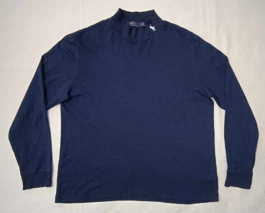 (L) POLO Ralph Lauren Soft Cotton Mockneck Shirt блуза