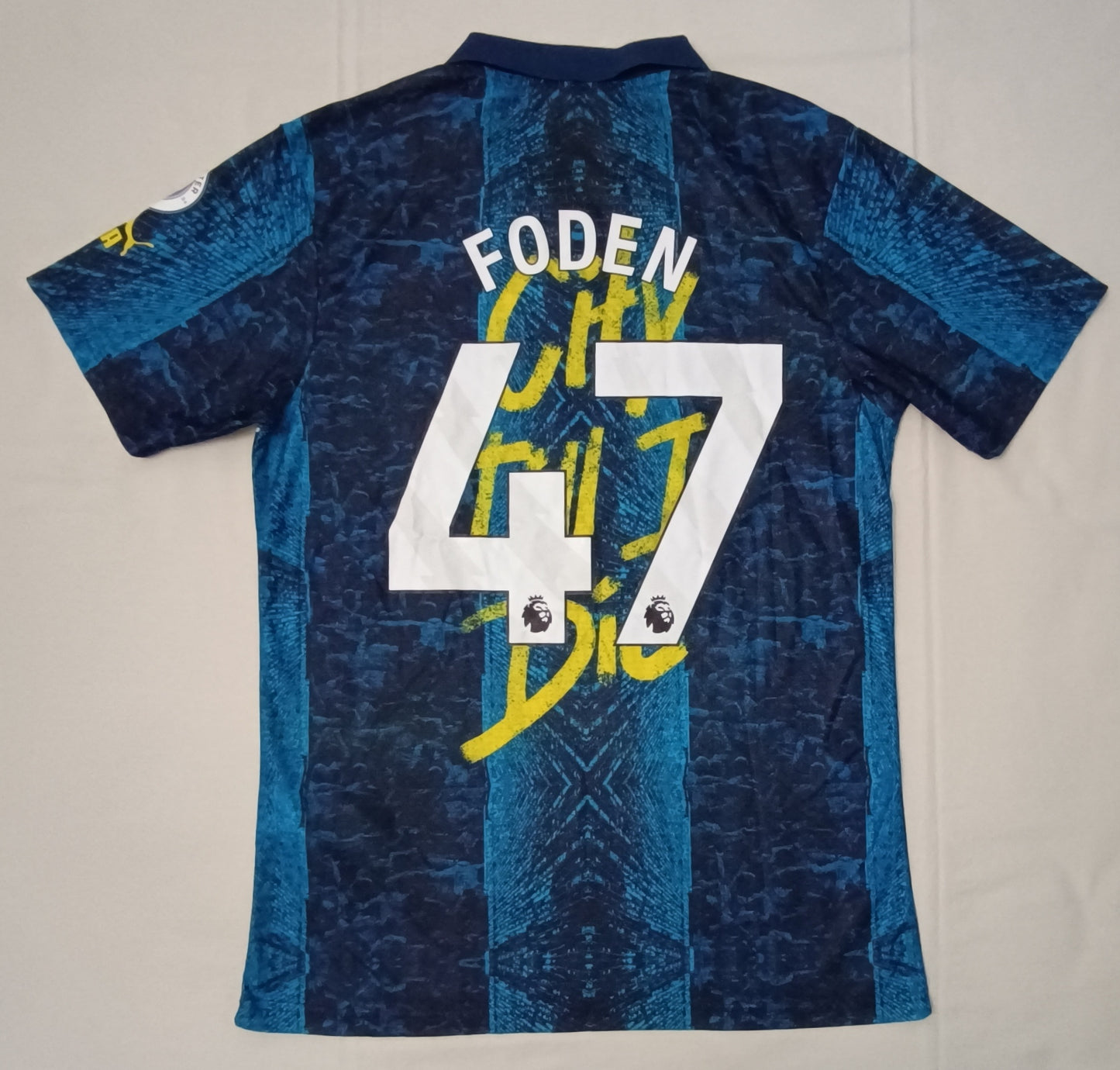 (L) Puma Manchester City #47 Foden 2021/22 Jersey тениска